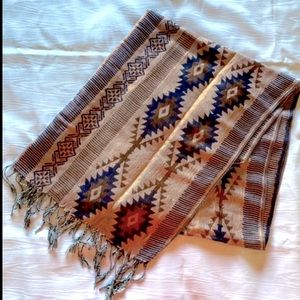 Cute patterned scarf or shawl